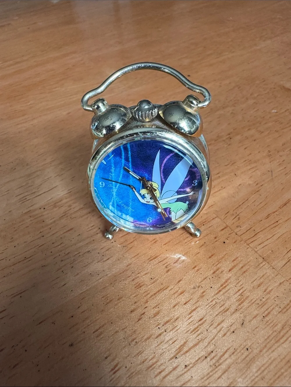75th Anniversary Tiny Tabletop Disney Tinkerbell Clock